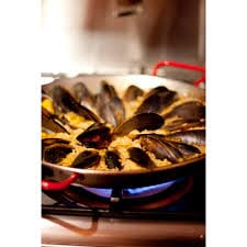 Garcima Paella Pan 34cm Frypan - Chef Pan - Saute Pan The Cooks Kitchen 