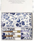 Tokyo Design Studio Flora Japonica Sushi Plate Giftset 4 Piece In White