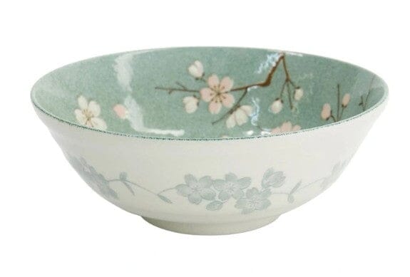 Tokyo Design Studio Fujisakura Ramen Bowl 21cm Green Bowls The Cooks Kitchen 