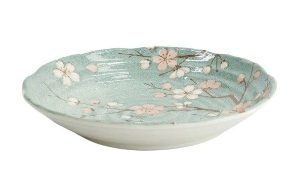Tokyo Design Studio Fujisakura Plate 22cm Green Entree Plates The Cooks Kitchen 