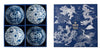 Tokyo Design Studio Sakura Bowl Set 4pc 15cm - Blue