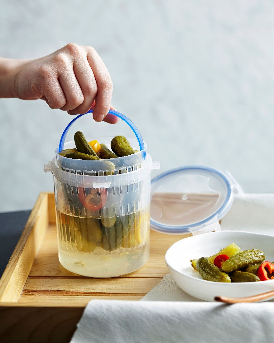 Lock And Lock Round 700ml With Draining Basket