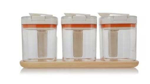 Locknlock Easy Open Seasoning Jars Set Of 3 420ml Herb & Spice Storage The Cooks Kitchen 