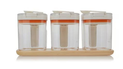 Locknlock Easy Open Seasoning Jars Set Of 3 420ml