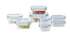 Glasslock 8pc Premium Set - Ice Blue
