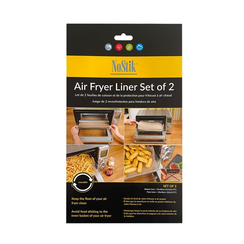 Nostik Air Fryer Liner S/2 Rectangular