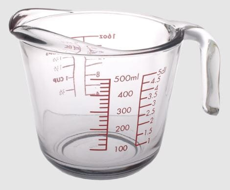 Kitchen Classics Glass Measure Jug - 2 Cup/500ml Measuring Bowls & Jugs The Cooks Kitchen 