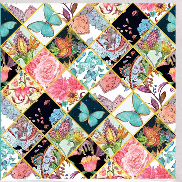 Card - Pattern Butterflies