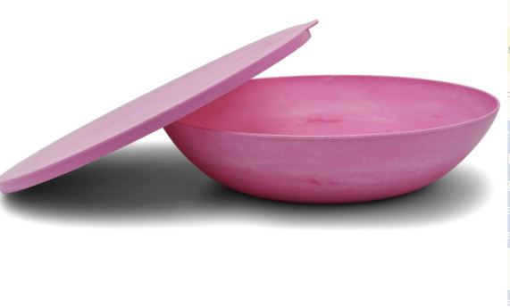 Put A Lid On It  - Serving Bowl With Lid - The Round - Pink