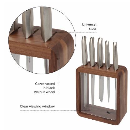 Furi Pro Vault Knife Block Set Of 6