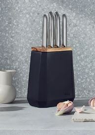 Furi Stone Block 5pc - Midnight Knife Block Sets The Cooks Kitchen 