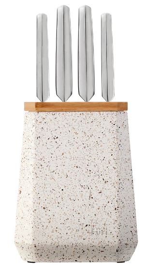 Furi Stone Block5pc Set  - Sepia Terrazzo