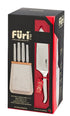 Furi Stone Knife Block Set 5pc Azure Terrazzo 