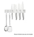 Furi Pro Stone Magnetic Knife Rack Stone 36cm - White