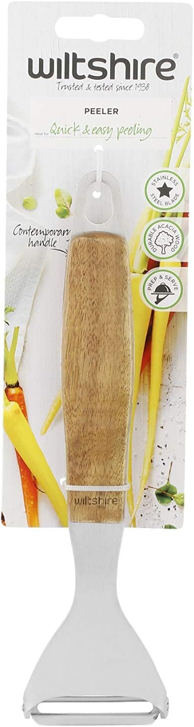 Wiltshire Wood & Stainless Steel Peeler Peelers & Stoners The Cooks Kitchen 
