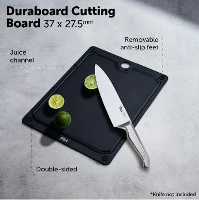 Furi Duraboard 37x27.5cm - Black Chopping Boards & Surface Savers The Cooks Kitchen 