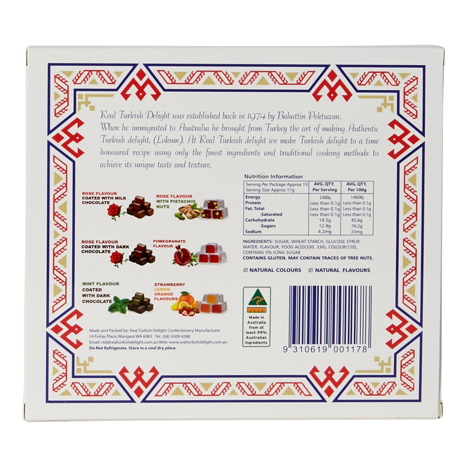 Authentic Turkish Delight - Made In Australia The Cooks Kitchen 