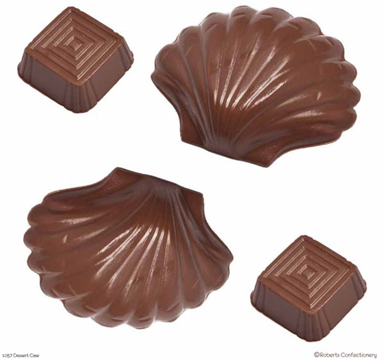 Roberts Mould 57 Dessert Square & Shell