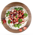 Alfresco Lane Acacia Wood Footed Cake Stand 30cm