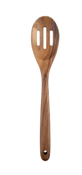 Alfresco Lane Acacia Wood Slotted Spoon 33cm