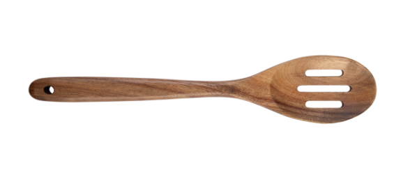 Alfresco Lane Acacia Wood Slotted Spoon 33cm