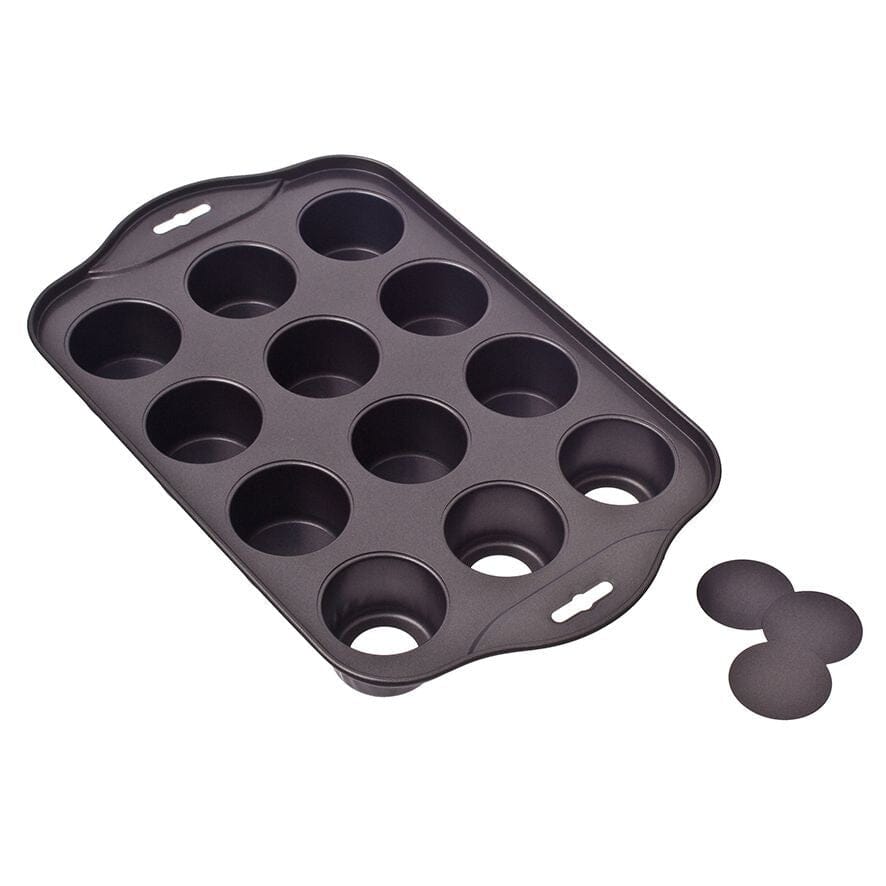 Daily Bake Non-stick 12 Cup Mini Cheesecake Pan With Loose Base Baking Tins, Trays, Pans & Ramekins The Cooks Kitchen Mandurah 