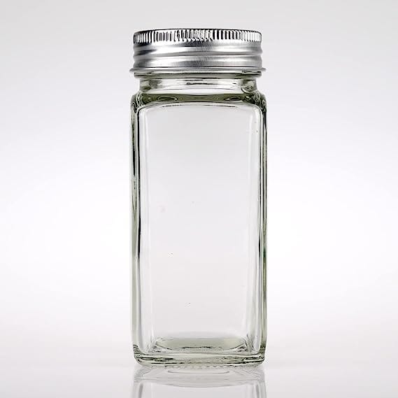 D.line Square Spice Jar With Metal Lid 115ml Herb & Spice Storage The Cooks Kitchen 