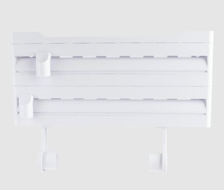 Wall Mount Kitchen Roll Dispenser - White 