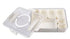 Pizzazz Rectangular 7 Compartment Grazing Box W/ Carry Handles & Food Picks (cream) Picnicware The Cooks Kitchen 