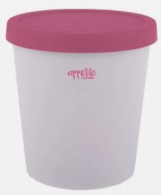 Appetito Ice Cream Tub 1 Litre -pink