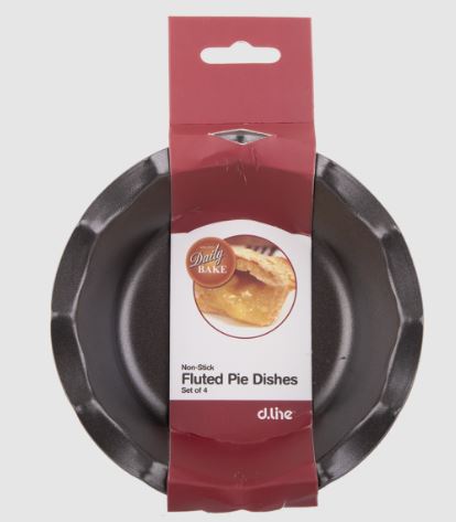D.line Non- Stick Fluted Pie Dish 12.5cm