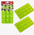 Daily Bake Dinosaur 12 Cup Chocolate Mould Set 2pc Green