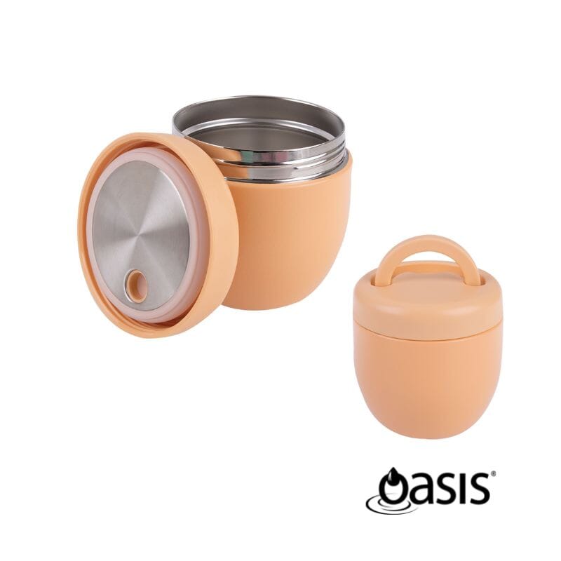 Oasis Stainless Steel Insulated Food Pod 470ml Rockmelon Picnicware The Cooks Kitchen Mandurah 
