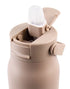 Oasis Ceramic Lined Stainless Steel Double Walled Insulated 'sorrento' Sipper Bottle 900ml - Latte