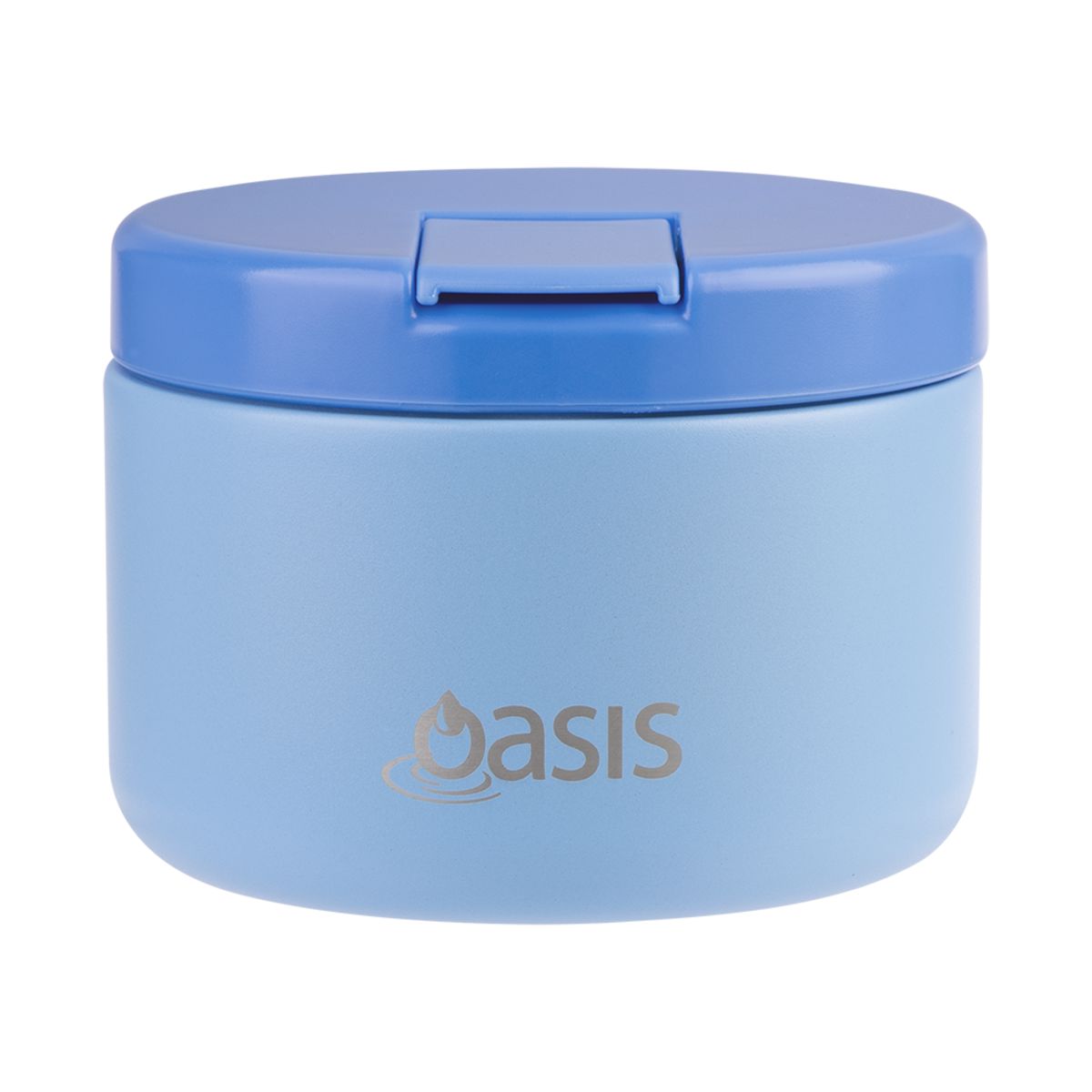 Oasis S/s Double Wall Insulated Food Flask W/ Quick Release Lid 300ml - Blue Insulated Bottles and Flasks The Cooks Kitchen 