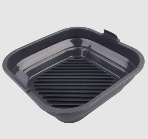 Daily Bake Silicone Square Collapsible Air Fryer Basket 22x22cm