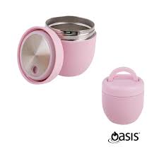 Oasis S/s Double Wall Insulated Food Pod 470ml - Carnation