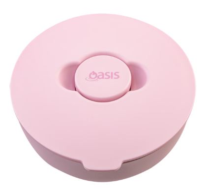 Oasis Stainless Steel Double Wall Insulated Fresh'n' Go Lunch Bowl 950ml - Pink Lemonade