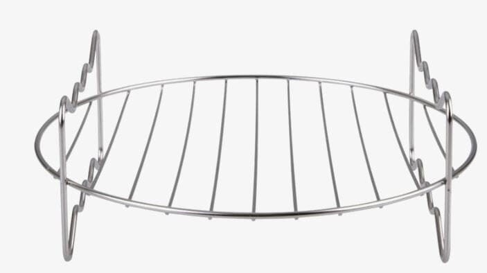 Appetito Stainless Steel Round Air Fryer Rack 22cm Air Fryer Accessories The Cooks Kitchen 