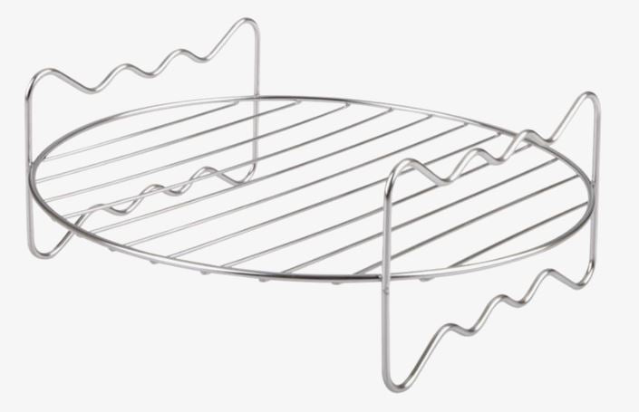 Appetito Stainless Steel Round Air Fryer Rack 22cm