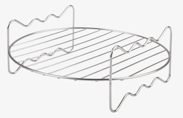 Appetito Stainless Steel Round Air Fryer Rack 22cm Air Fryer Accessories The Cooks Kitchen 