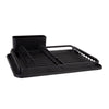 D.line Aluminium Dish Rack W/ Draining Board - Black