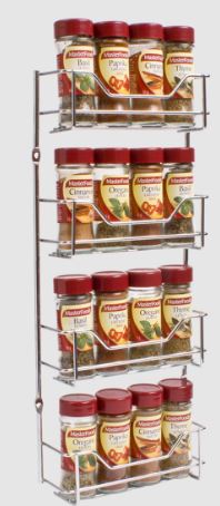 4 - Tier Spice Rack (16 Bottle Capacity)
