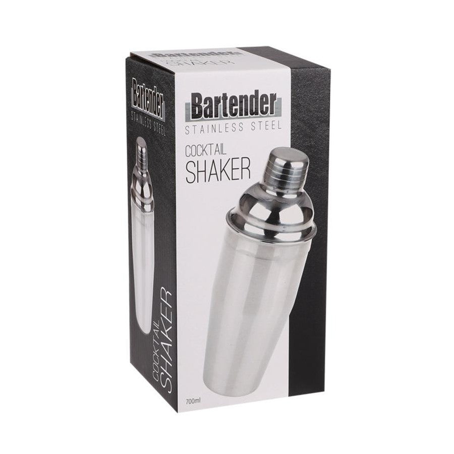 Bartender Stainless Steel Cocktail Shaker 700ml