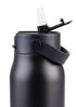 Oasis Ceramic Lined Stainless Steel Double Wall Insulated 'sorrento' Sipper Bottle 900ml - Black