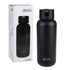 Oasis "moda" Ceramic Lined S/s Triple Wall Insulated Drink Bottle 1l - Black Drink Bottles The Cooks Kitchen 