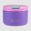 Oasis S/s Double Wall Insulated Food Flask W/ Quick Release Lid 300ml - Mermaid Purple