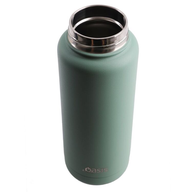Oasis S/s Double Wall Insulated 'titan' Bottle 1.2l - Sage Green