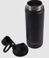Oasis S/s Double Wall Insulated 'challenger' Sports Bottle W/ Screw Cap 550ml - Black