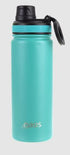 Oasis S/s Double Wall Insulated 'challenger' Bottle W/ Screw Cap 550ml - Turquoise